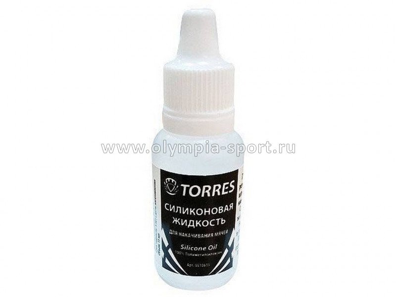Жидкость силиконовая "Torres" для накачивания мячей, 15мл, полиметилсилоксан