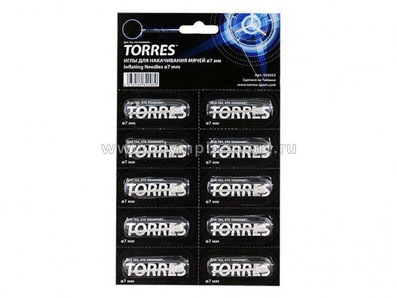 Игла для насоса "Torres" диам. резьбы 7мм, внутр.диам. 5мм, сталь