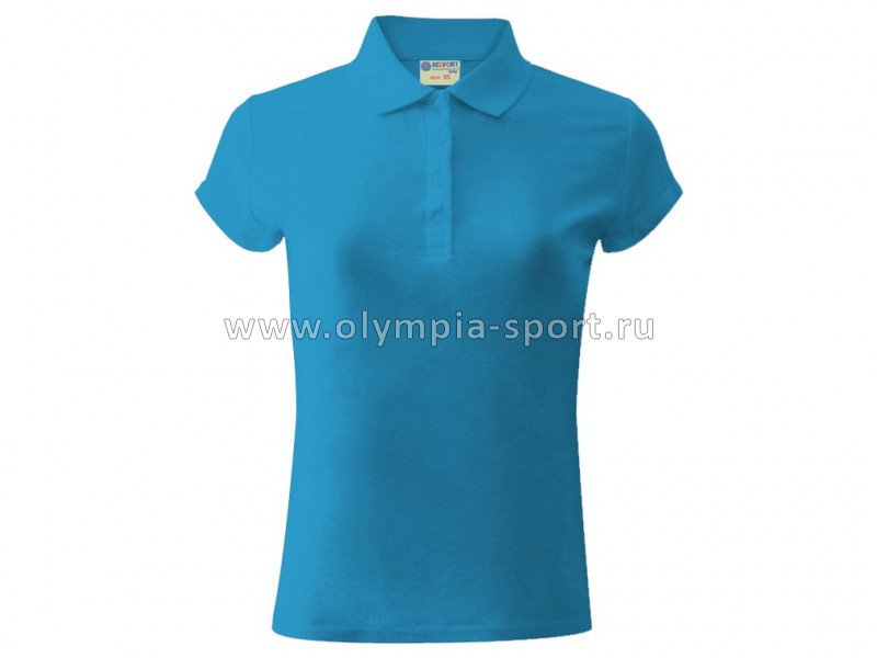 Рубашка-поло RedFort женская голубая XL