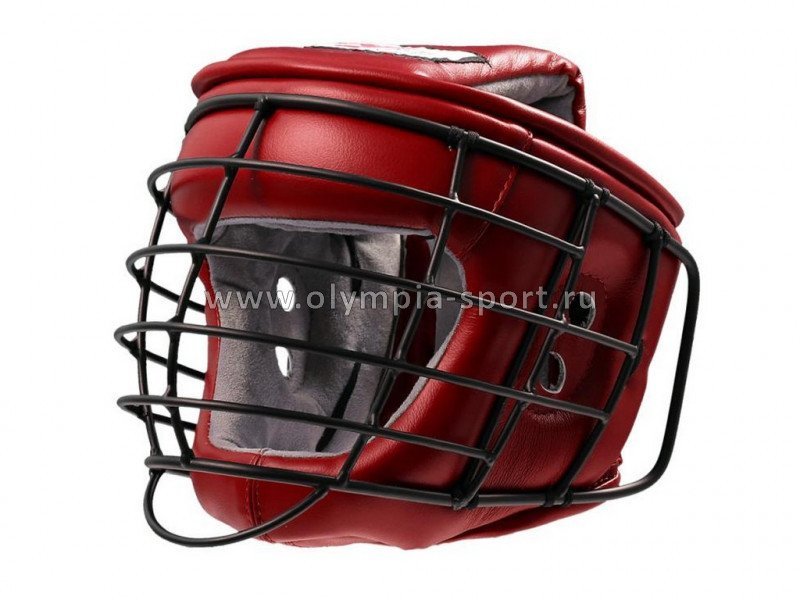Шлем с маской для АРБ ТИТАН-2 цвет красный