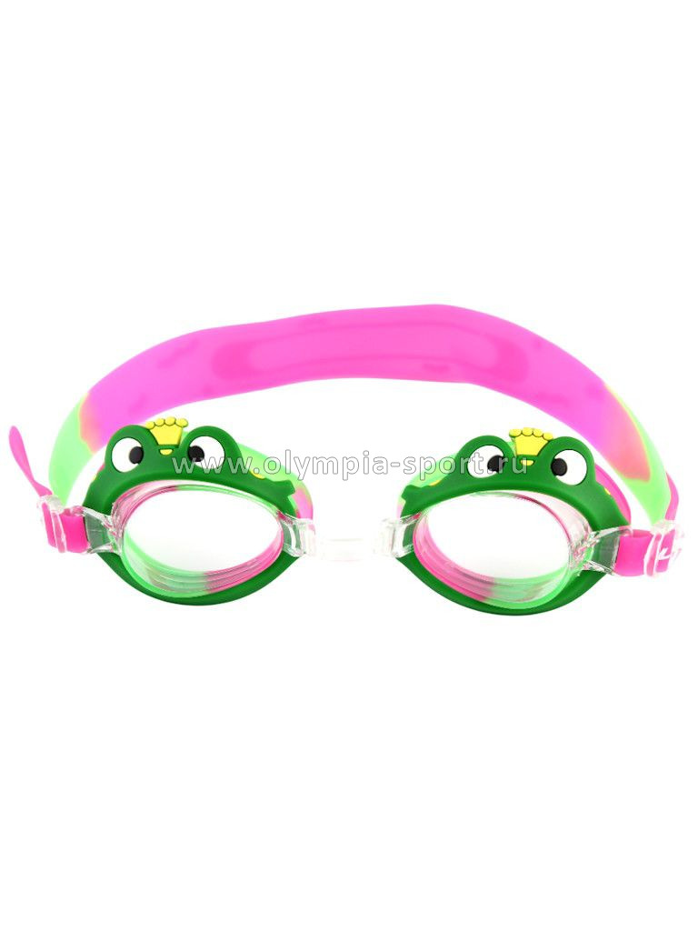 Очки для плавания Larsen DR-G1721 Лягушонок детские (4-6 лет)