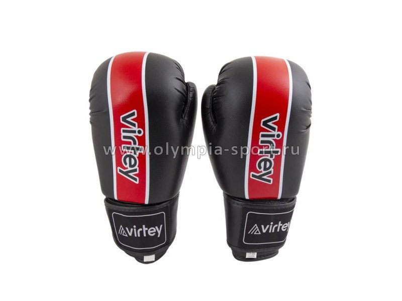 Перчатки боксерские Virtey BG10 цв.черный