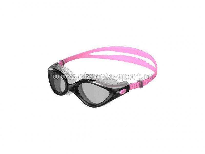 Очки для плавания SPEEDO Futura Biofuse Flexiseal, дымчатые линзы, черная оправа