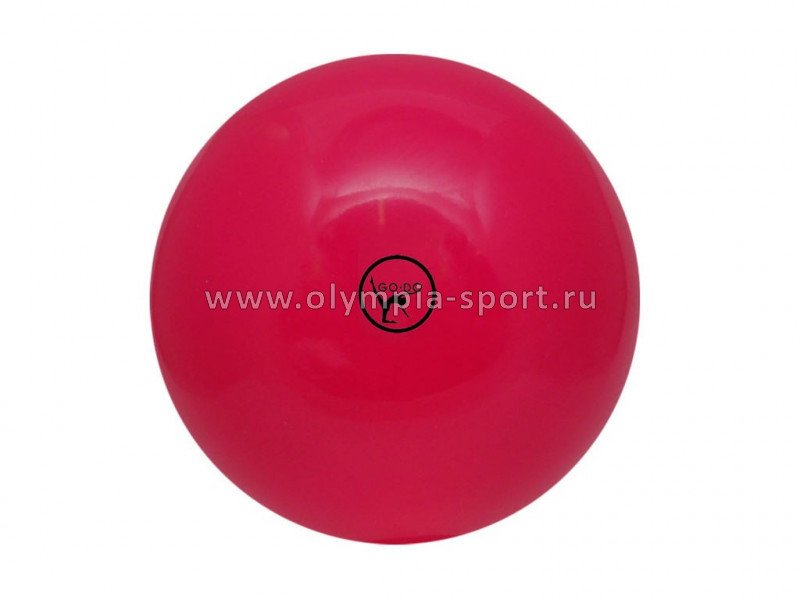 Мяч для художественной гимнастики GO DO д.15см цв.розовый (Россия)