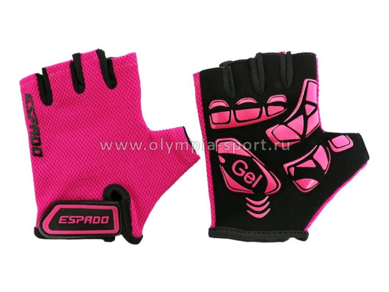 Перчатки для фитнеса Espado ESD004 цв.розовый