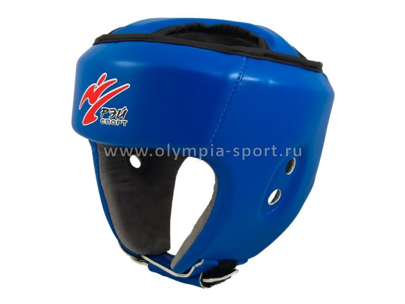 Шлем для единоборств с закрытым верхом БОЕЦ-3 цвет синий
