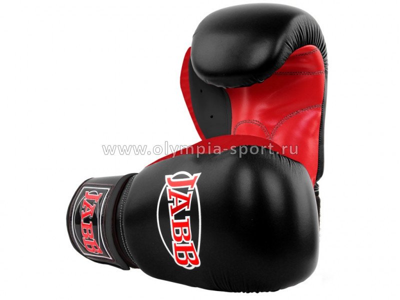 Перчатки бокс. (иск.кожа) Jabb JE-4056/Eu 56 черный/красный