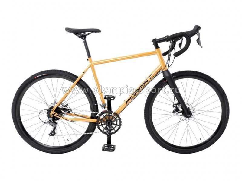 Велосипед Format 5222 CF (700C 16ск рост 540мм) св.коричневый