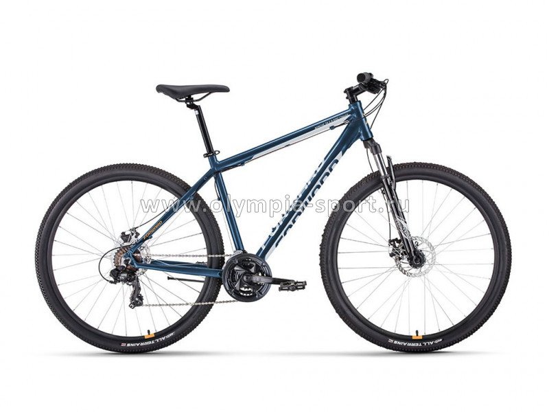 Велосипед Forward APACHE 29 2.0 D Classic (29" 21ск рост 19") т.синий/серебристый