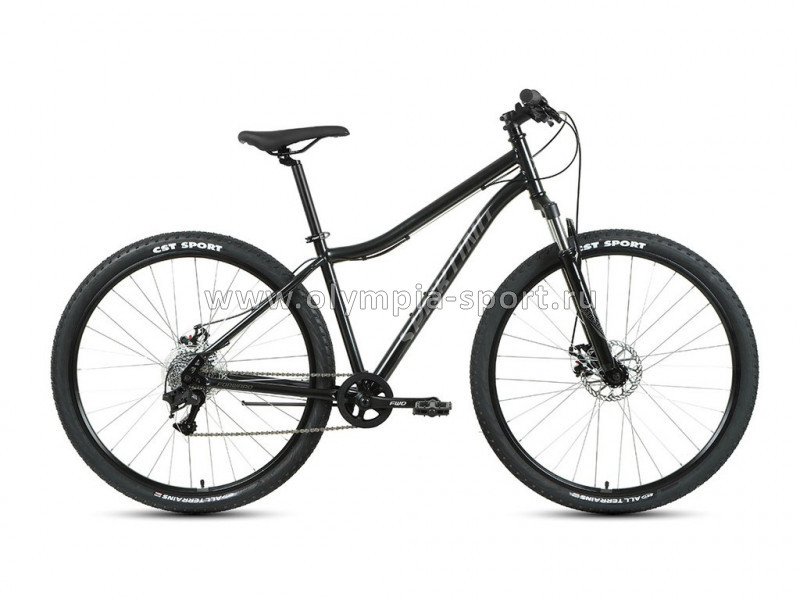 Велосипед Forward SPORTING 29 2.2 D (29" 21ск рост 19") черный/темно-серый