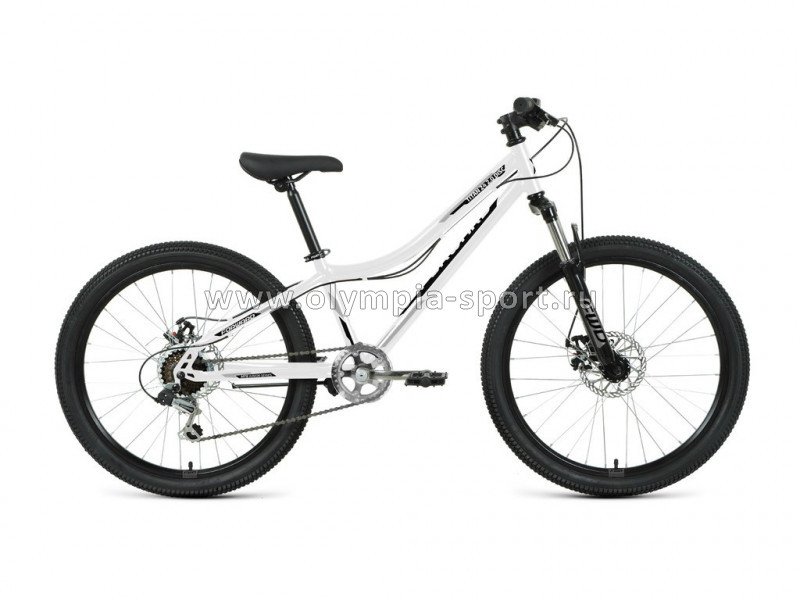 Велосипед Forward TITAN 24 2.0 D (24" 6ск рост 12") белый/черный
