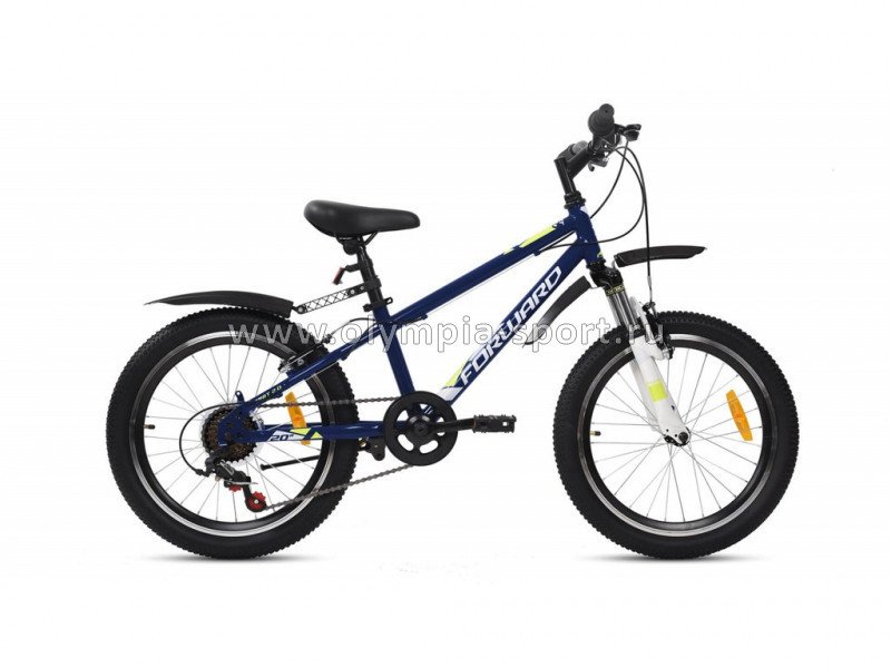 Велосипед Forward UNIT 20 2.0 (20" 6ск рост 10.5") темно-синий/белый