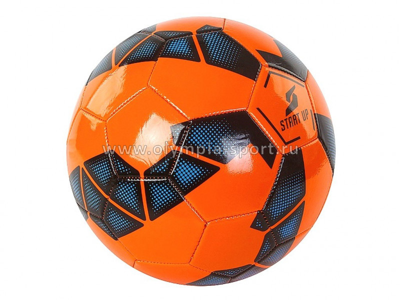 Мяч футбольный для отдыха Start Up E5131 оранж/чёрный р5