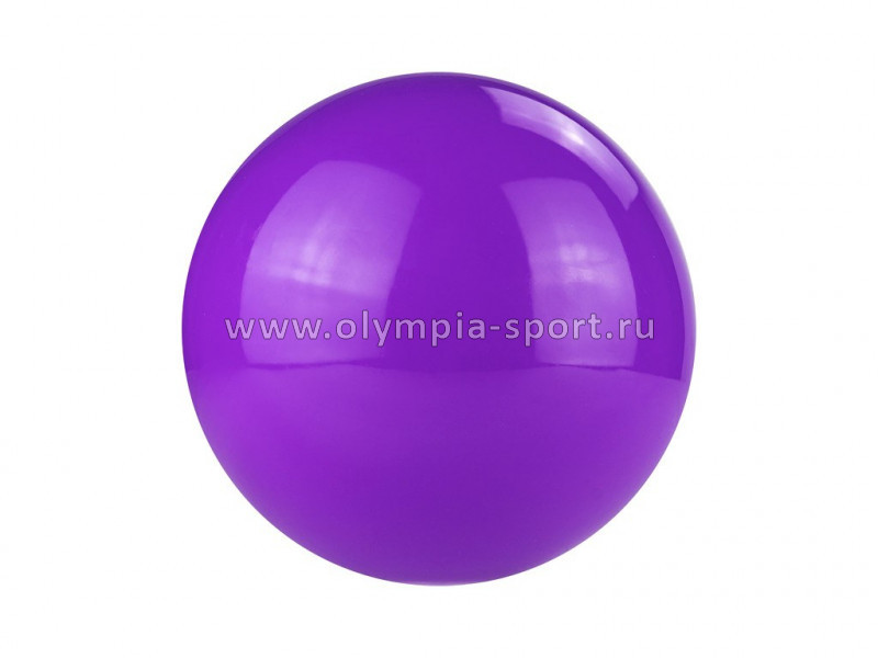 Мяч для художественной гимнастики Torres д.19см, ПВХ, лиловый