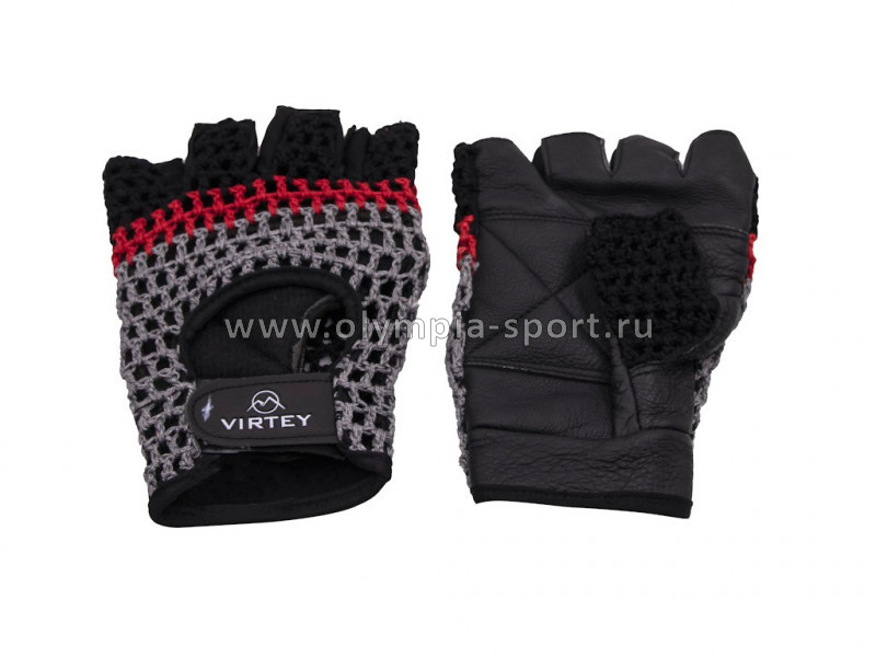 Перчатки для т/а и фитнеса Virtey арт.WLG03 цв.black