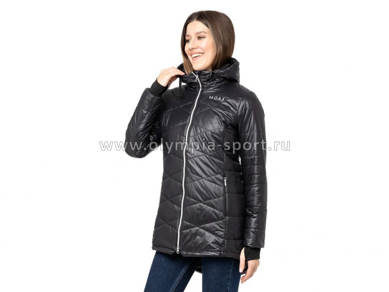 Пальто утепленное женское MOAX Laura, черный