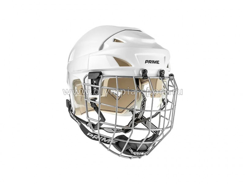 Шлем хоккейный с решеткой PRIME Flash 2.0 белый