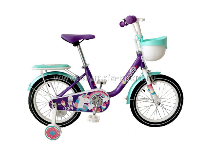 Велосипед TechTeam MELODY 18 (18" 1ск.) фиолетовый