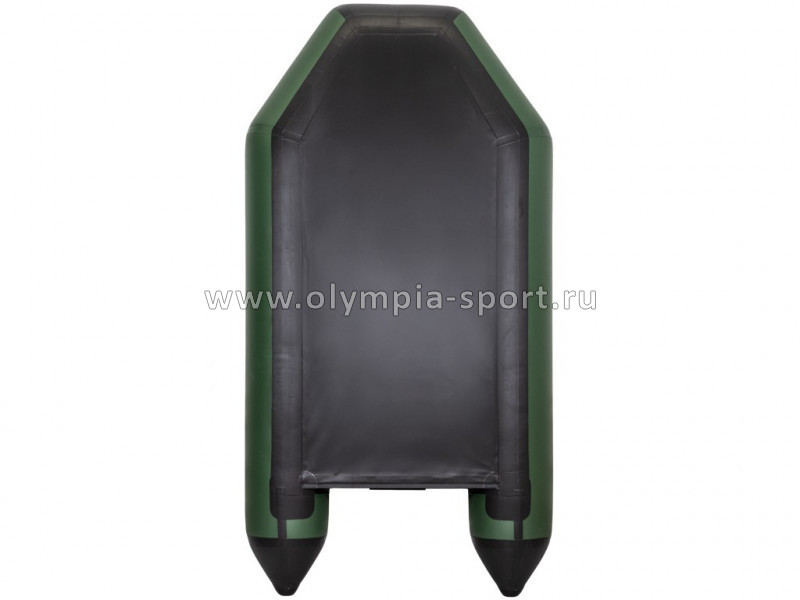 Лодка Аква 2600 зеленый/черный