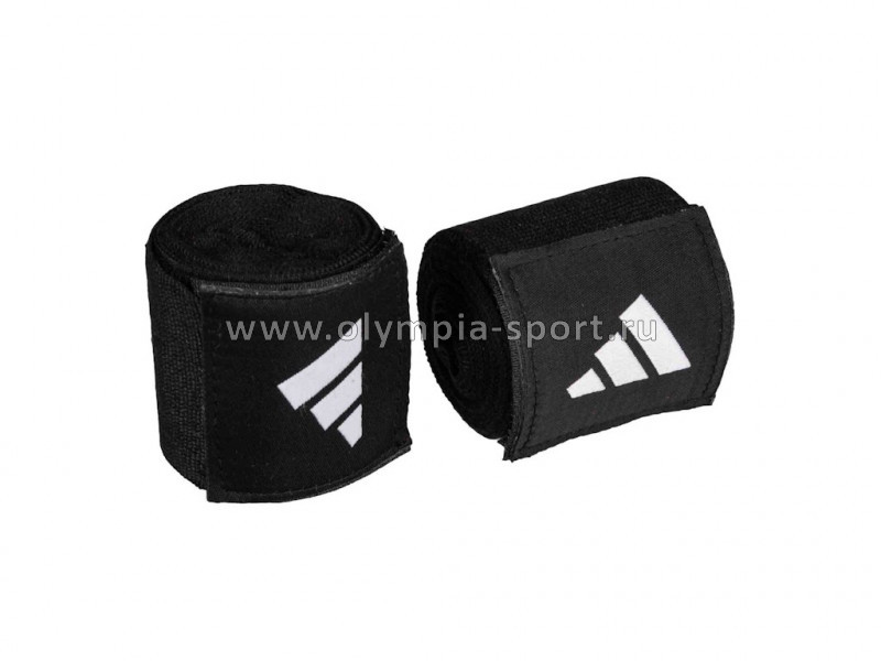 Бинты бокс. Adidas Boxing IBA Pro Hand Wrap черные (длина 3.5 м)