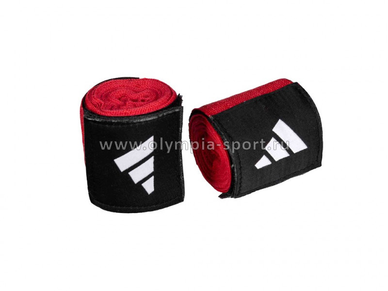 Бинты бокс. Adidas Boxing IBA Pro Hand Wrap красные (длина 4.5 м)