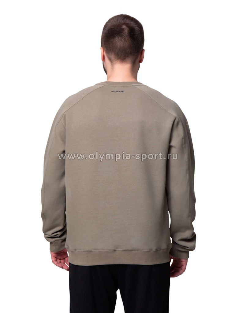 Свитшот мужской Strobbs E2399-24 серо-зеленый р.L
