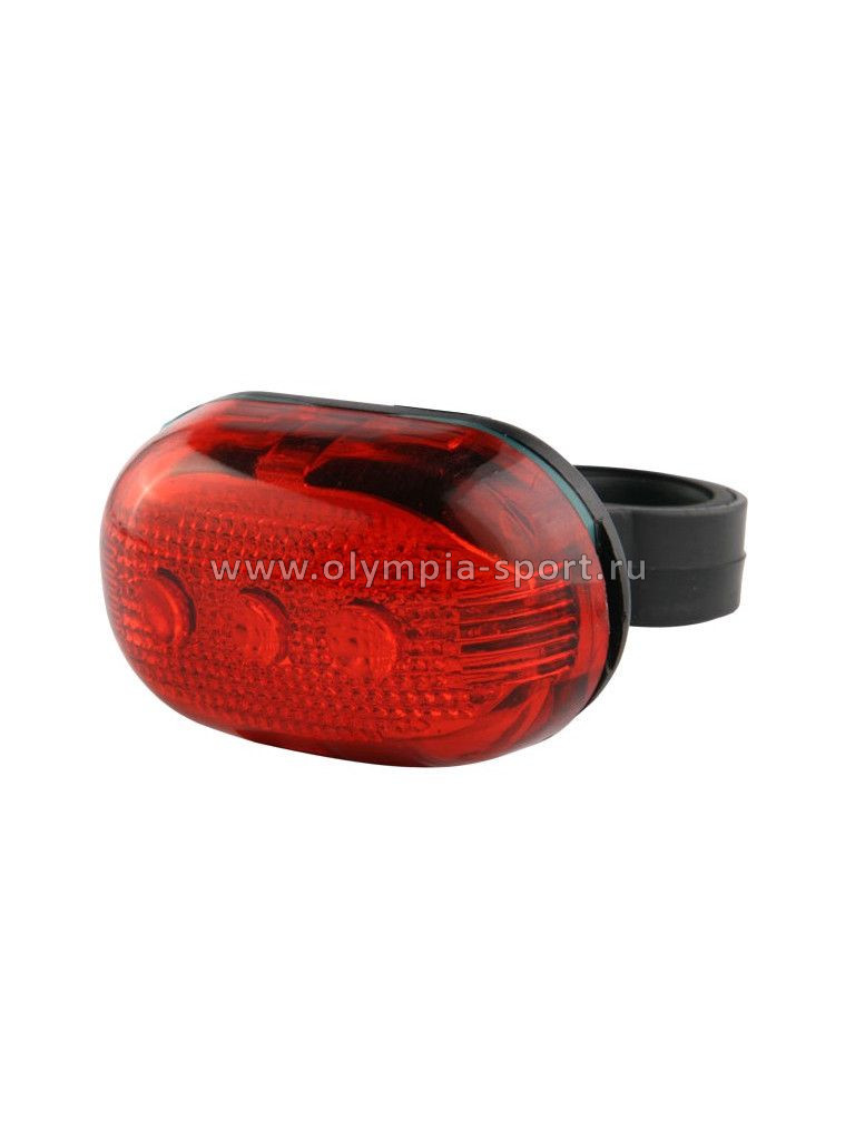 Фонарь задний JY-603Т 5 диодов, 3 режима, красно-черный
