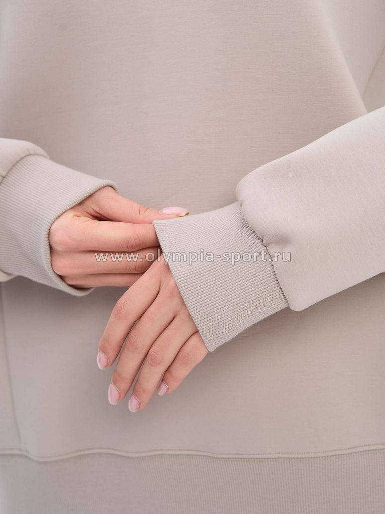 Свитшот женский Strobbs T3408-4 серо-бежевый