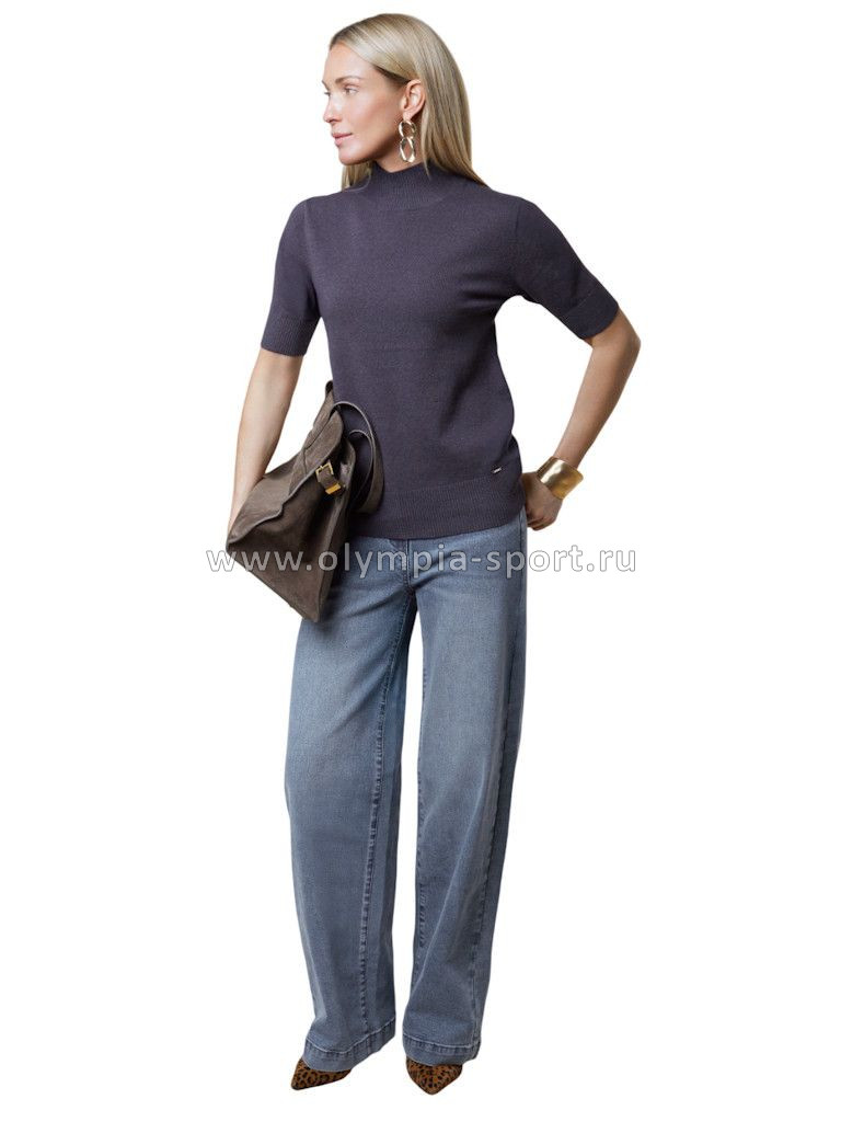 Свитер женский D34.201 серый меланж