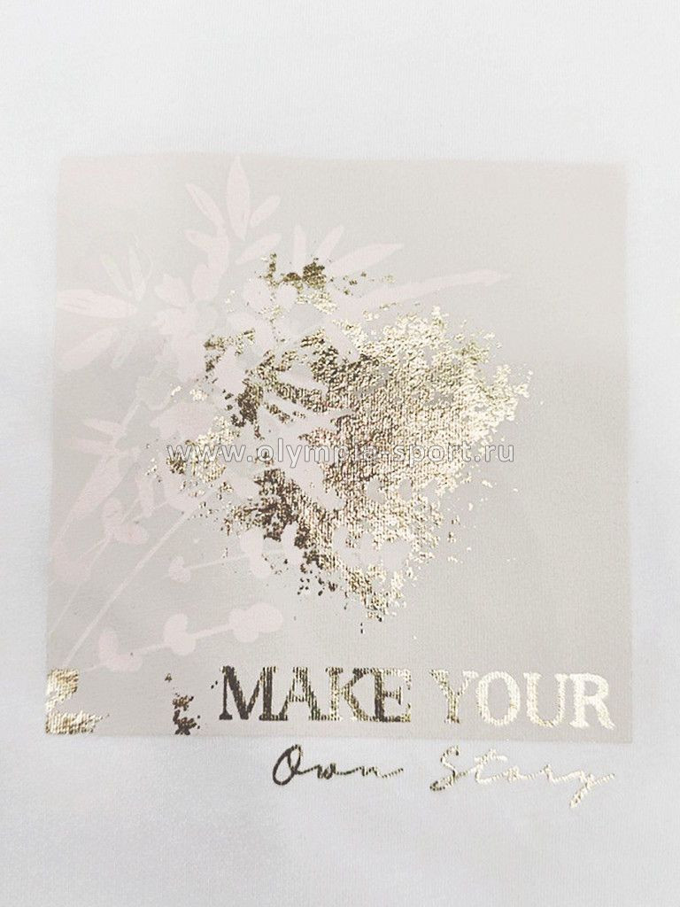 Футболка женская D49.110 белый_own story