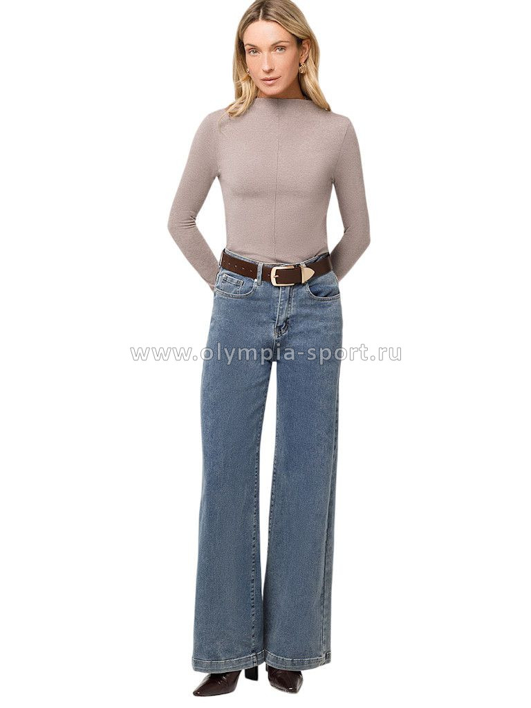 Джемпер женский D49.113 кофейный меланж