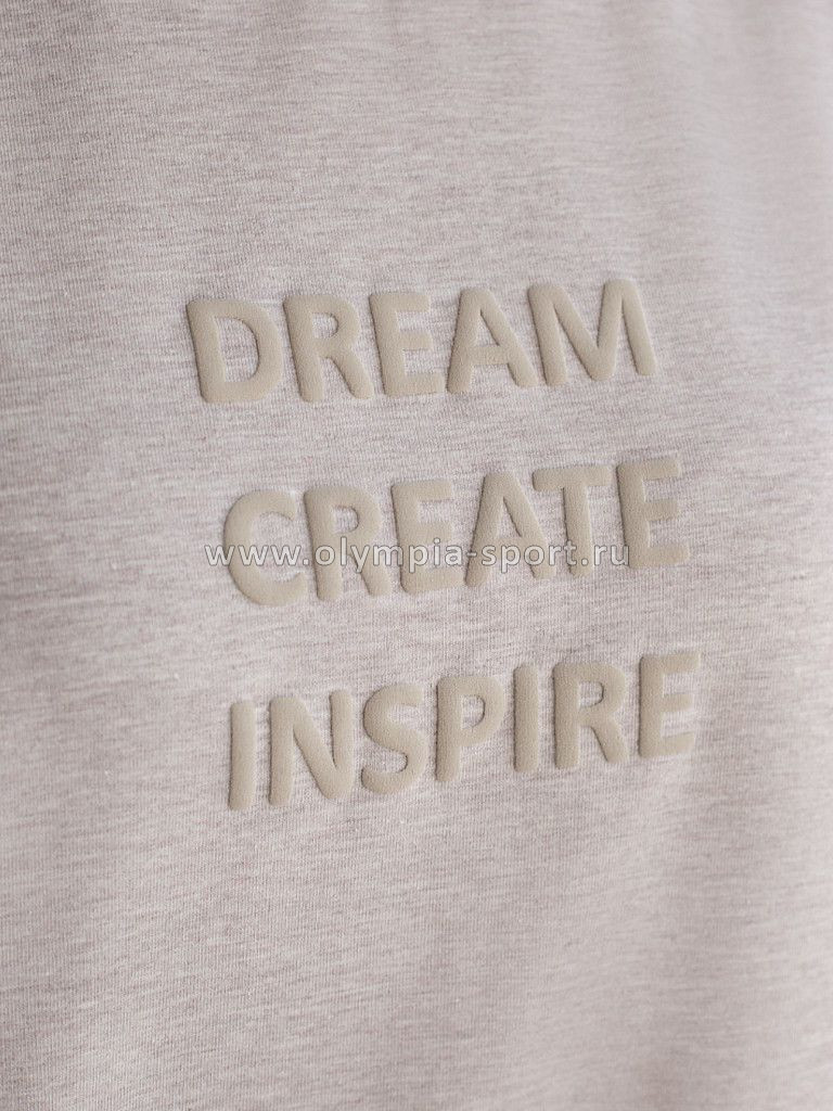 Футболка женская D49.117 кофейный меланж_create