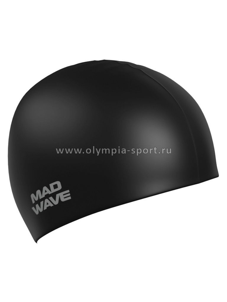 Шапочка для плавания Mad Wave Intensive solid, силиконовая