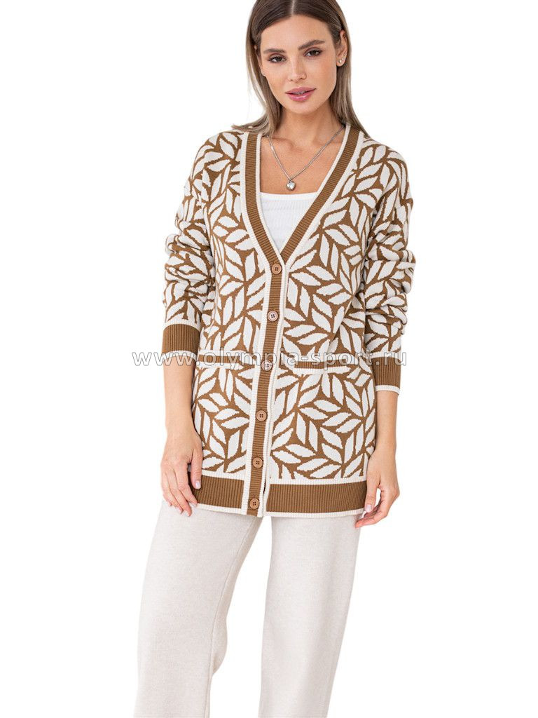 Жакет женский D31.130 карамельный-бежевый