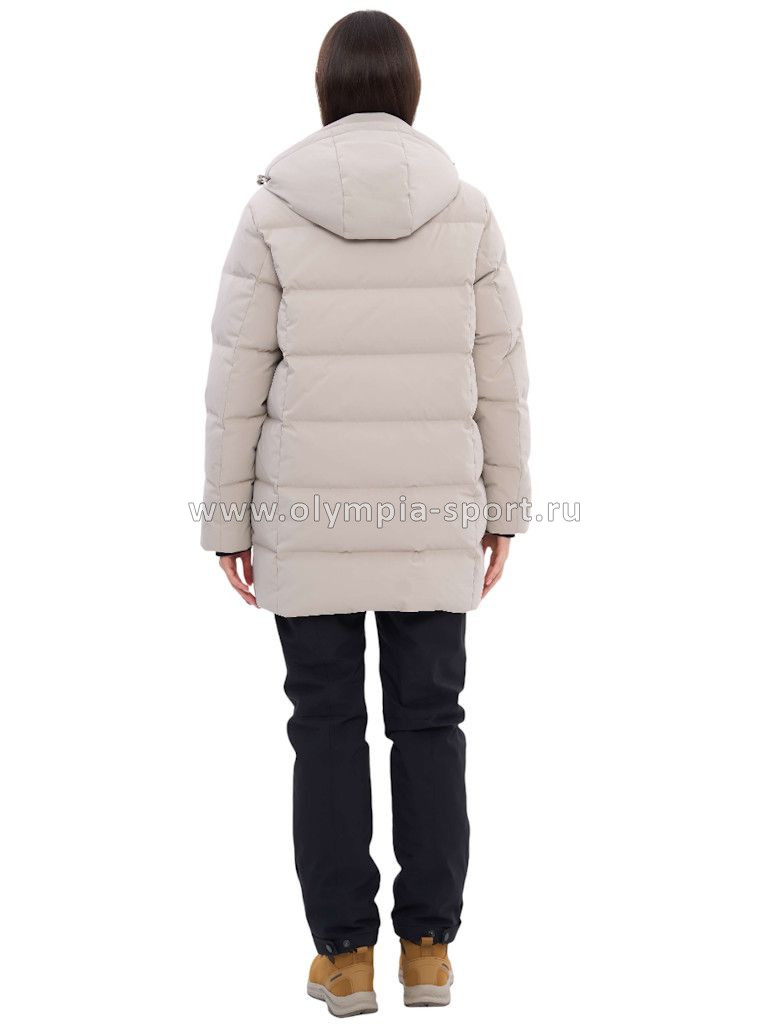 Пуховик женский Strobbs T3406-4, серо-бежевый