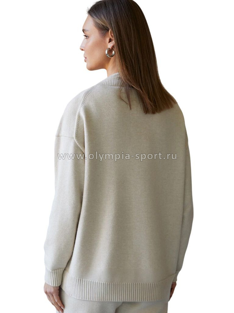 Кардиган женский D31.147 овсяный меланж