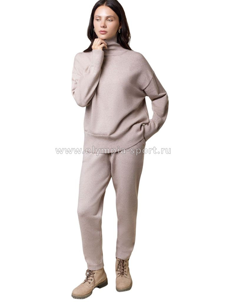 Брюки женские D38.013 макиато меланж