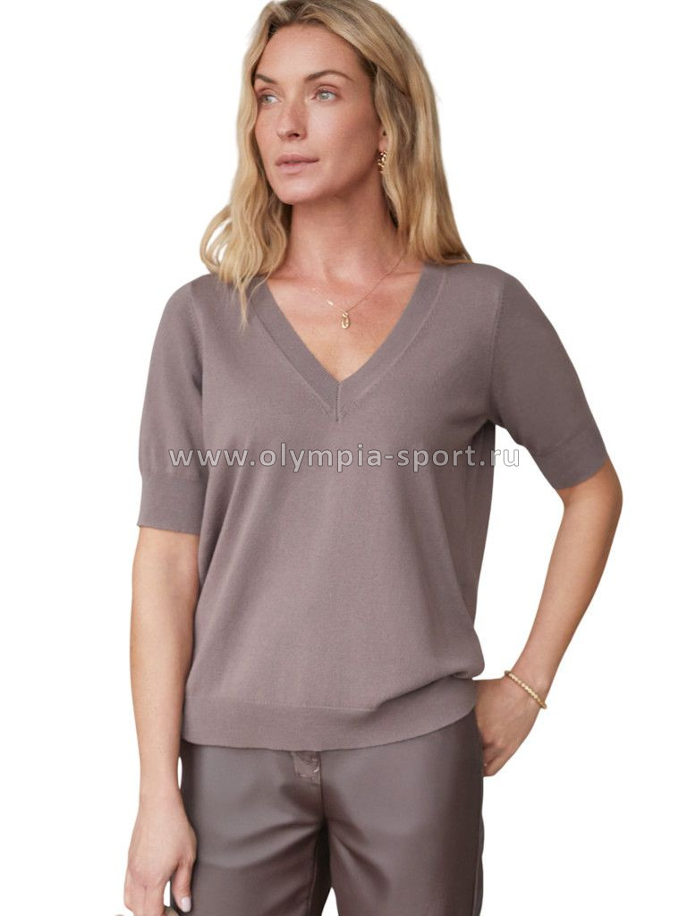 Джемпер женский Vilatte D39.355 кофейный