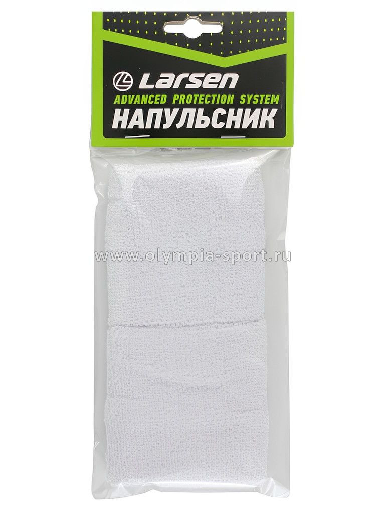 Напульсник Larsen ECE 055 белый one size (пара) М