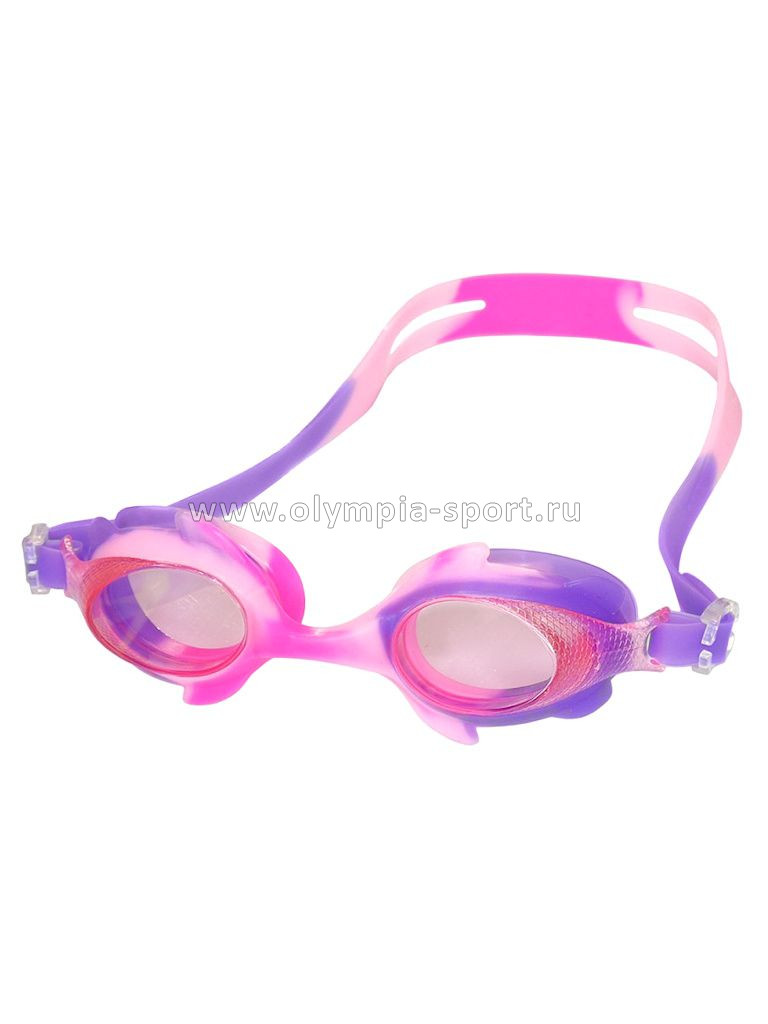 Очки для плавания FINS B31524-2 детские (фиолетово/розовые)