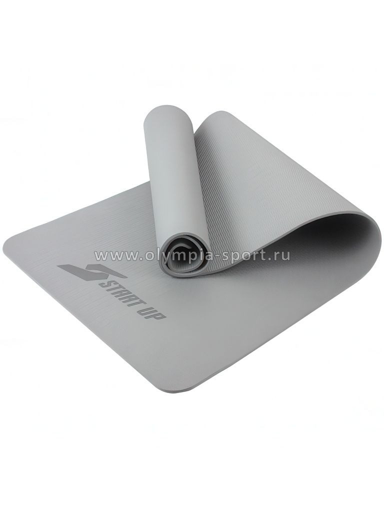 Коврик для фитнеса и йоги Start Up TPE ZH-02 Grey р183х61х0,6см