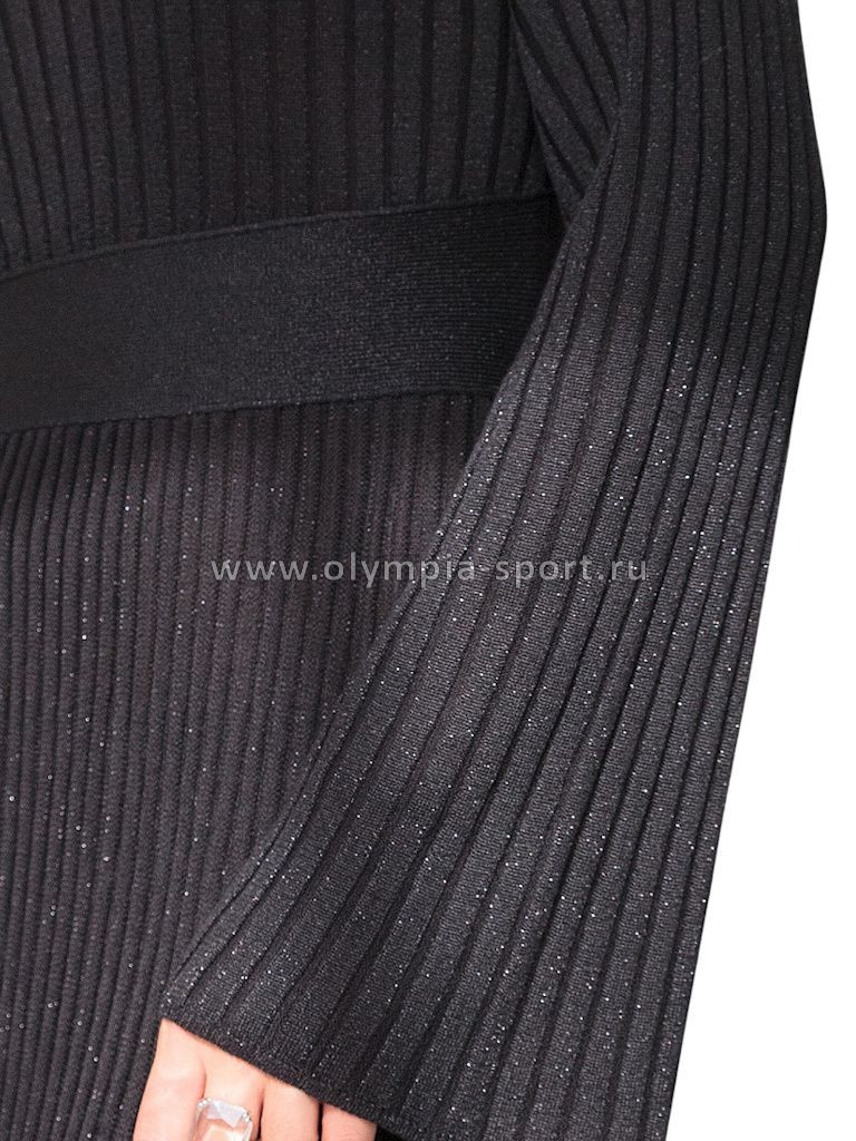 Платье вязаное женское Vilatte D32.102 черный