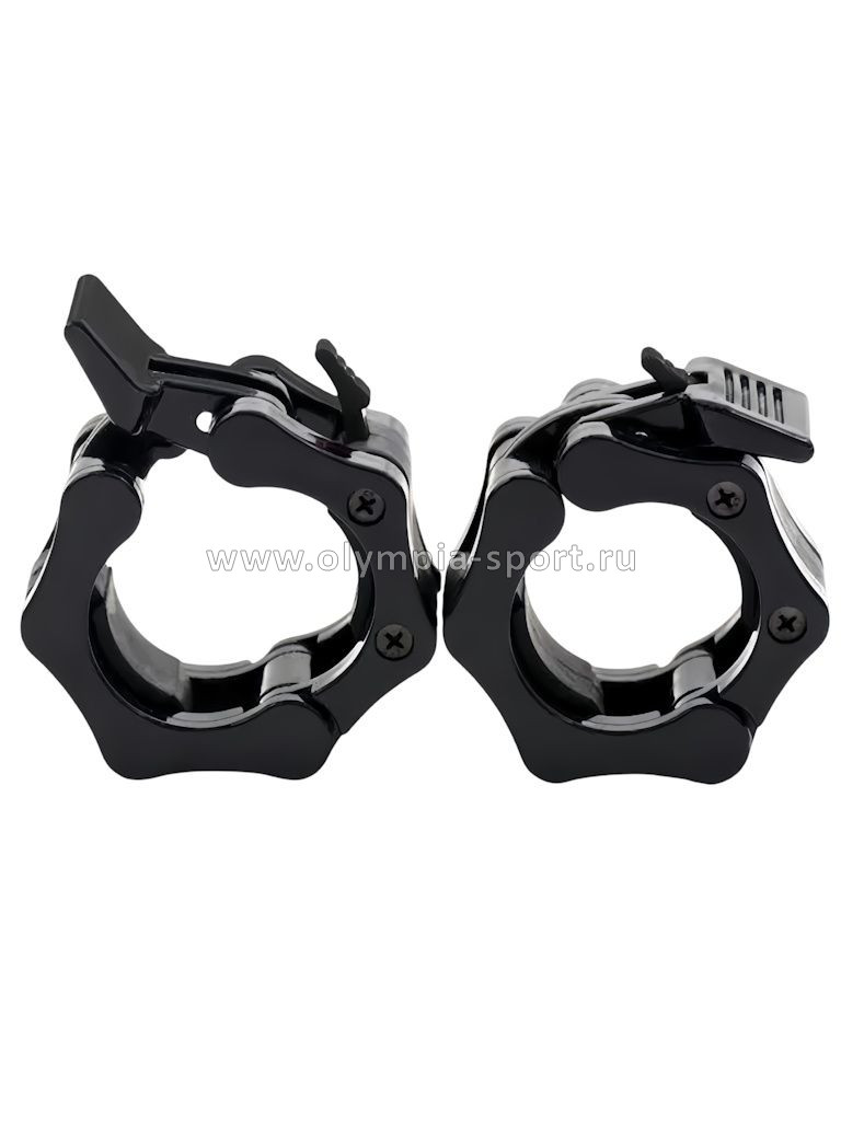 Зажимы на гриф UNIX Fit, 50 мм, черный, 2 шт