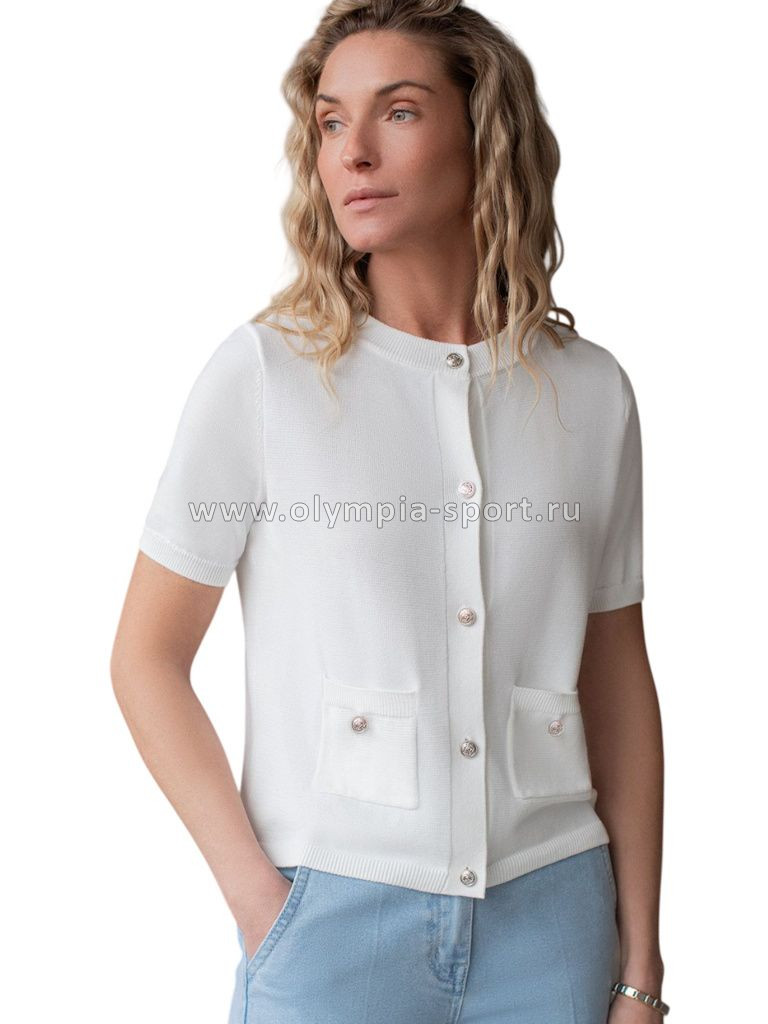 Кардиган женский Vilatte D31.151 белый