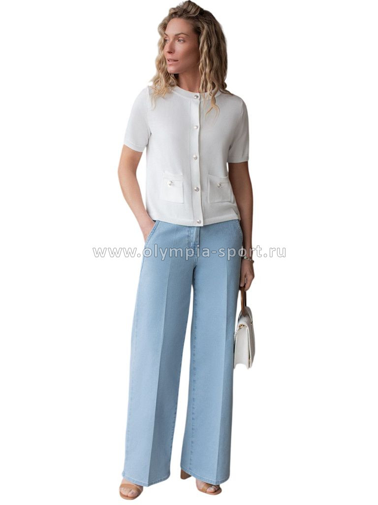 Кардиган женский Vilatte D31.151 белый