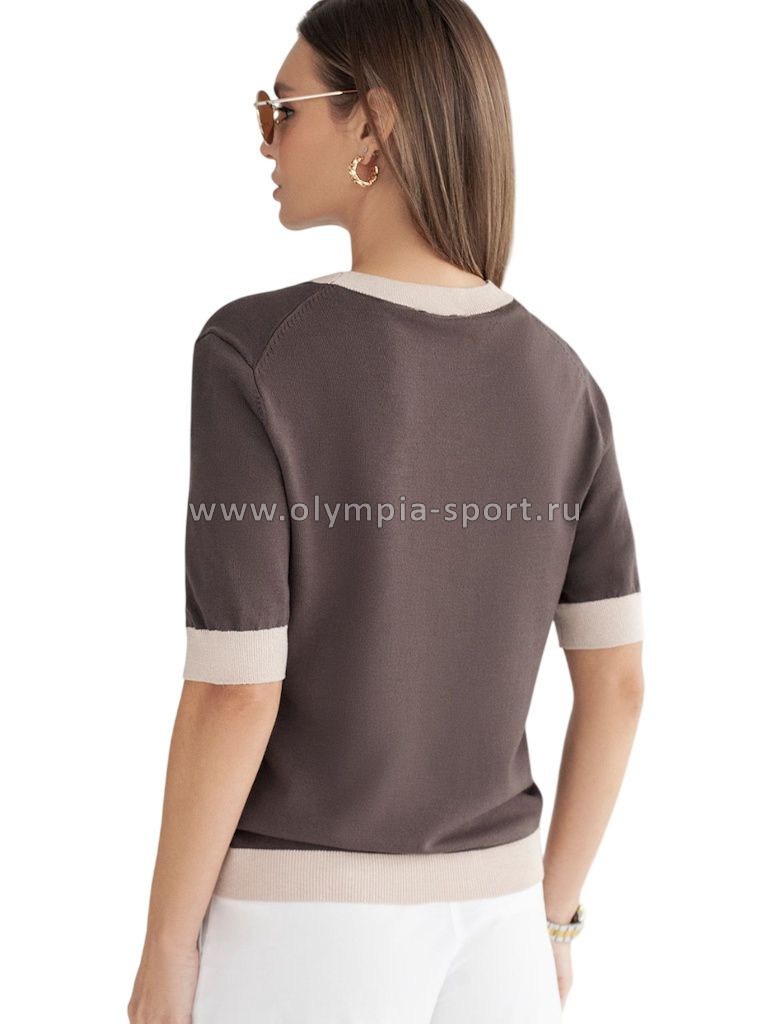 Джемпер женский Vilatte D39.388 кофейный