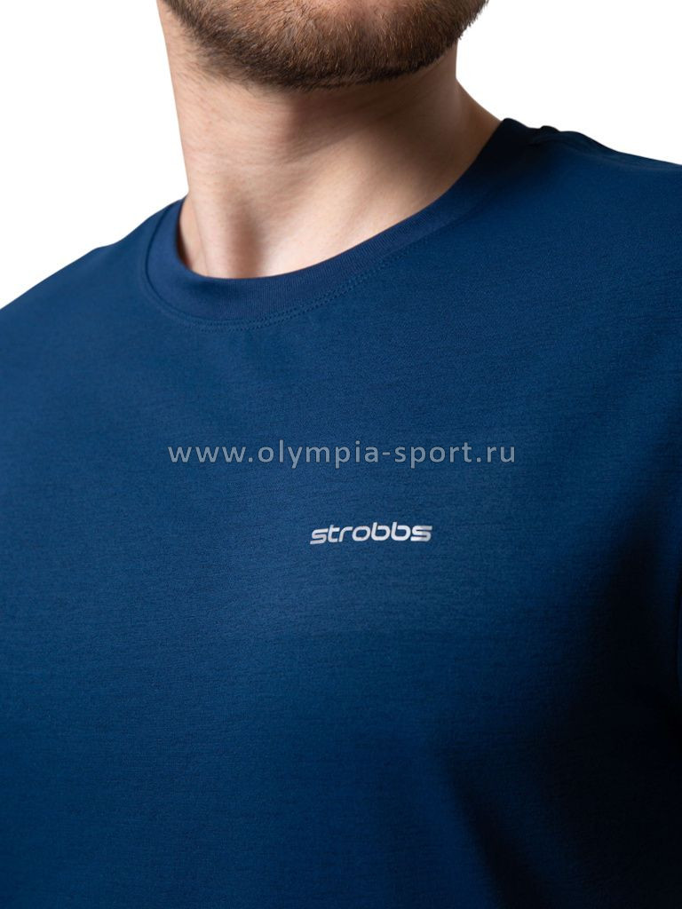 Футболка мужская Strobbs E2535-24 серо-зеленый