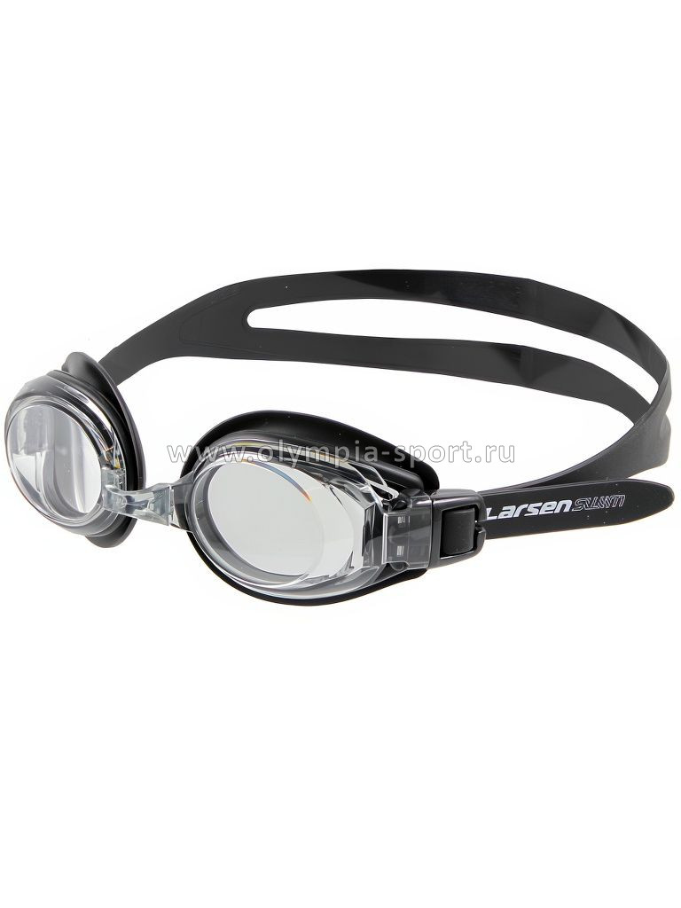 Очки для плавания Larsen G1101 черный
