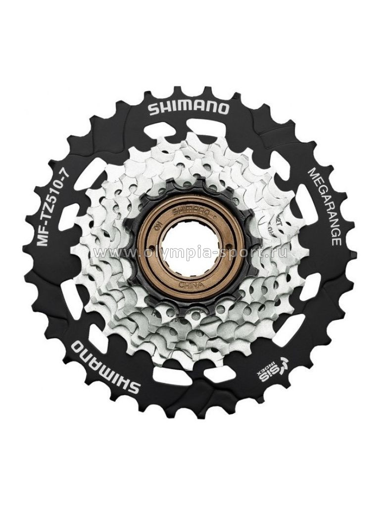 Кассета 7ск. Shimano Tourney 7x14-34 HG/UG коричн.