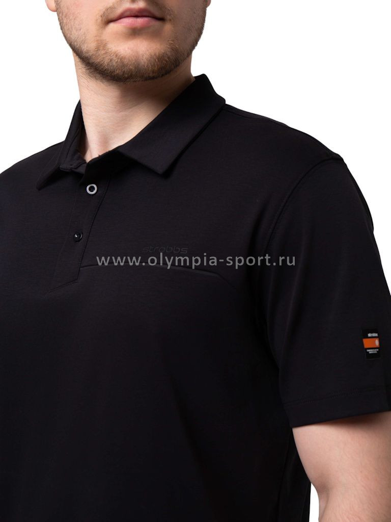 Рубашка-поло мужская Strobbs E2496-3 черный